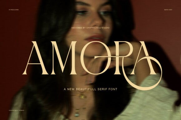 Amora: A High-Contrast Serif for Modern Luxury