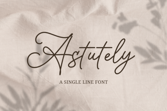 Astutely: A Refined Handwritten Font for Timeless Design
