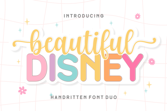 Beautiful Disney Duo: Elegant Font Pairing