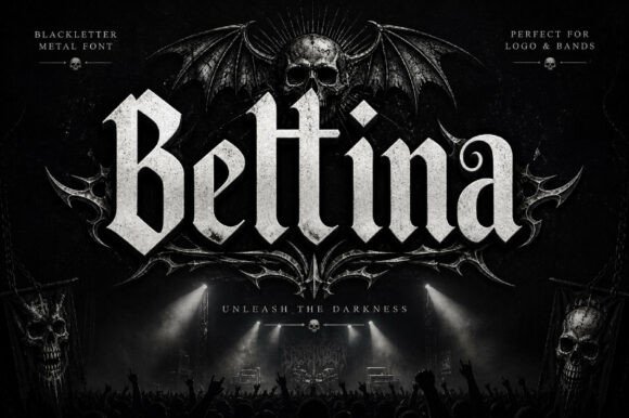 Beltina: Gothic Blackletter Display Font