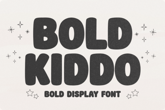 Bold Kiddo: A Chunky Playful Display Font for Creative Projects