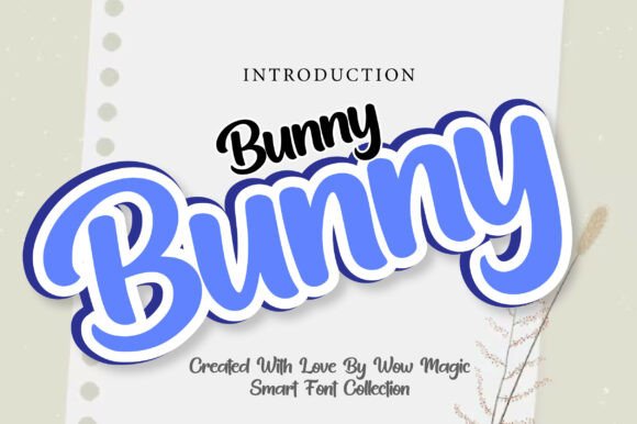 Bunny: A Playful Script Font for Charming Designs
