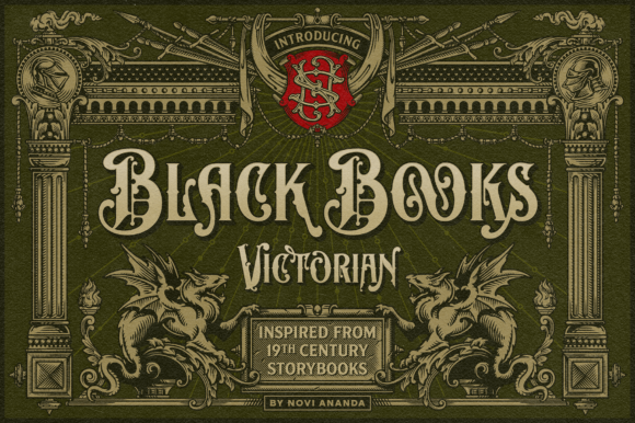 Discover the Distinctive Black Books Victorian Typeface