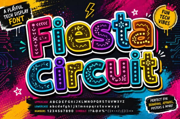 Fiesta Circuit: Your Gateway to Futuristic Typography