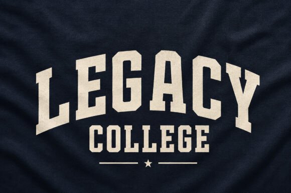 Legacy College: A Typeface with Varsity Spirit
