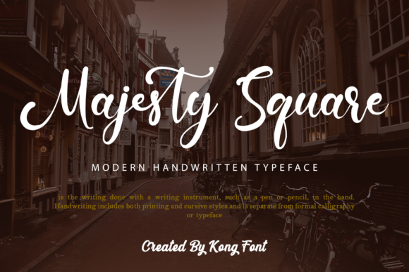 Majesty Square: A Modern Handwritten Font for Creative Projects