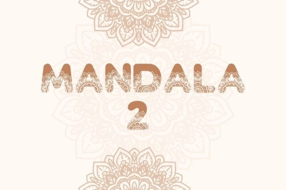 Mandala 2: A Font Infused with Fortune and Charm