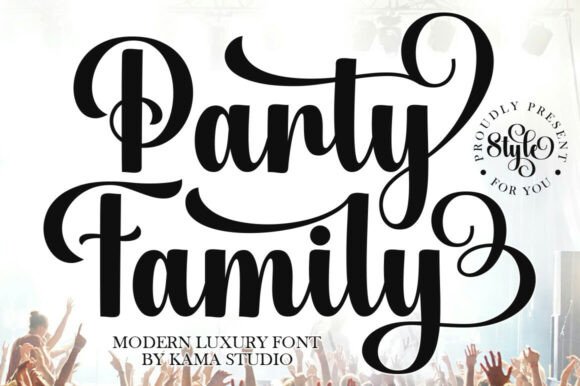 Party Family: Elegant Font for Modern Design