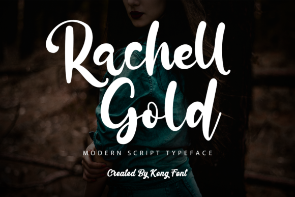 Rachell Gold: A Modern Handwritten Script Font for Creators