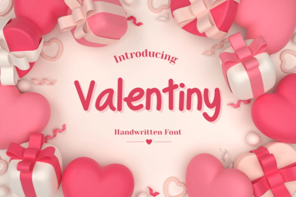 Valentiny: A Friendly Handwritten Font for Creative Projects