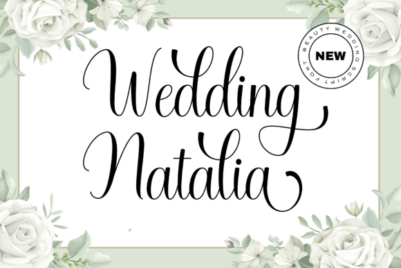 Wedding Natalia: Elegant Script for Special Occasions